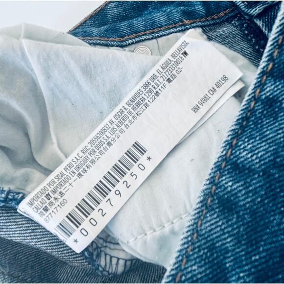 Forever 21 Men's Moto Distressed Skinny Jeans Size 30 x 30 Vintage blue - Picture 4 of 5